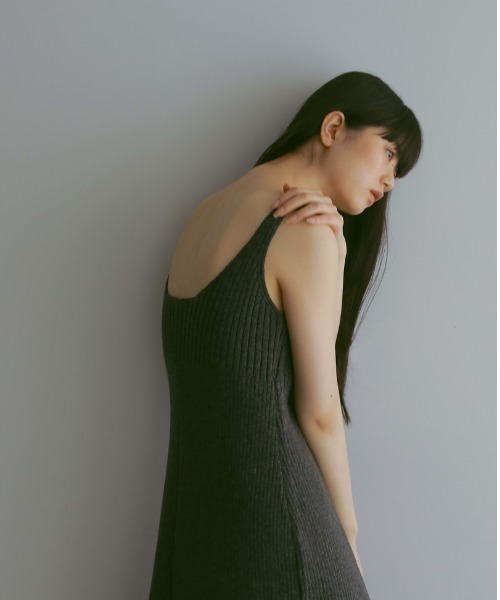 「CASA FLINE」 ニットワンピース FREE ライトグレー レディース_画像5