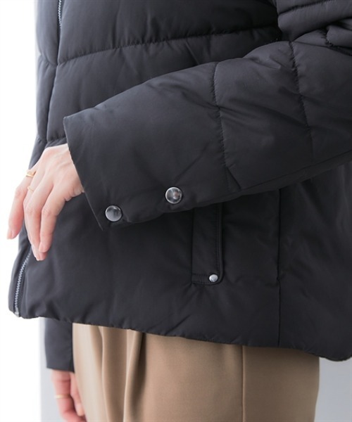 7days Life Styling ダッフルコート コート ショート丈フーディー