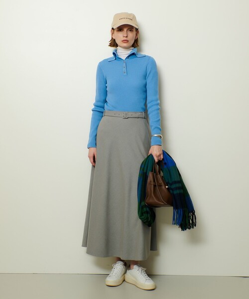 【美品】アルアバイル2WAY ニット allureville（アルアバイル） ニット セーター 2WAYネックリブタートル