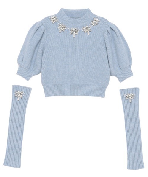 「EIMY ISTOIRE」 長袖ニット FREE ブラック レディース_画像3