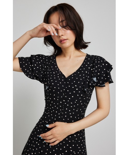 「rienda」 ノースリーブワンピース SMALL ネイビー レディース_画像8