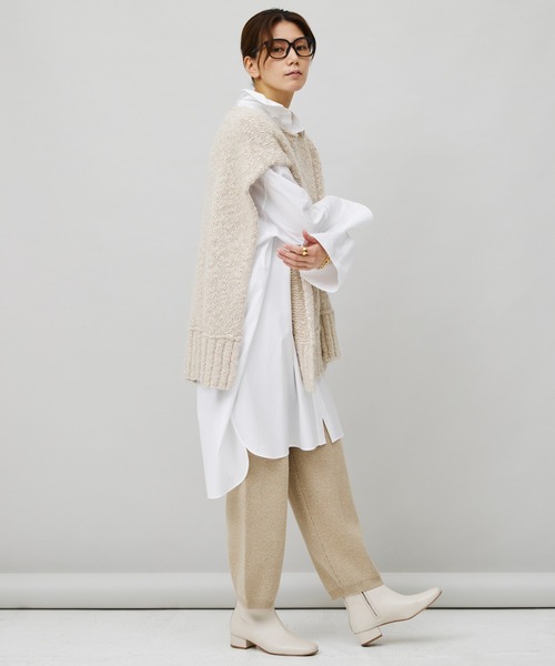 「Curensology」 長袖ワンピース FREE サックスブルー レディース_画像4