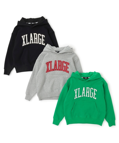 XLARGE KIDS（エクストララージ キッズ） パーカー ワッペンロゴ