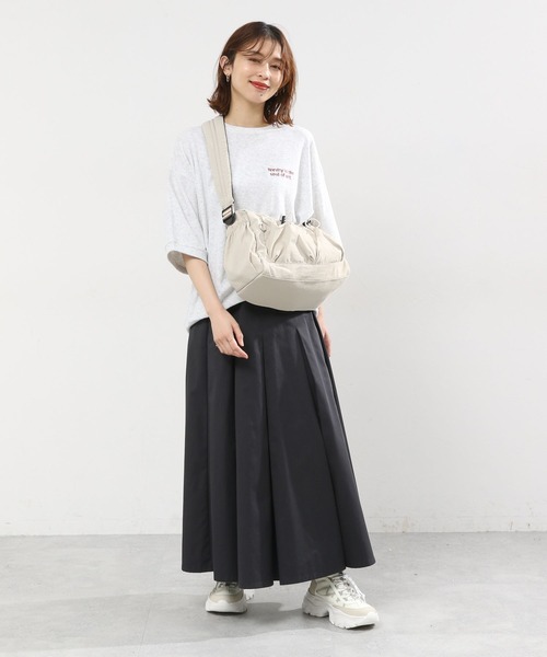 「studio CLIP」 半袖Tシャツ FREE ライトグレー レディース_画像6