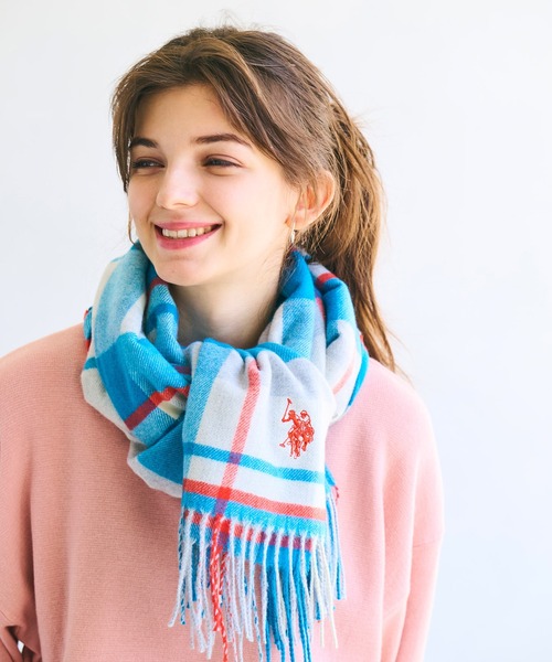 U.S. POLO ASSN.（ユーエスポロアッスン） マフラー ストール 「U.S.