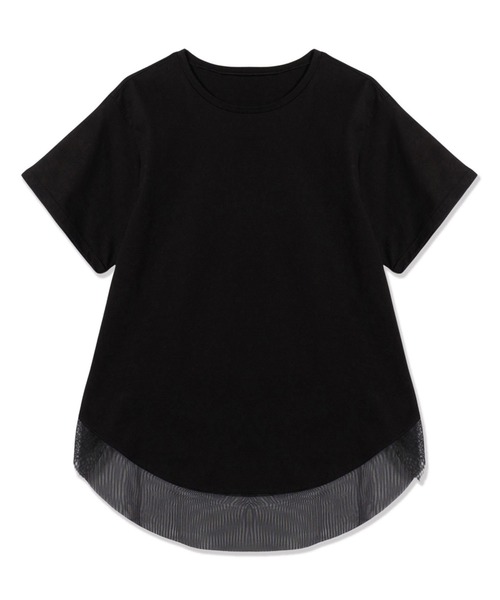 Chacott（チャコット） tシャツ チュールコンビロングTシャツ