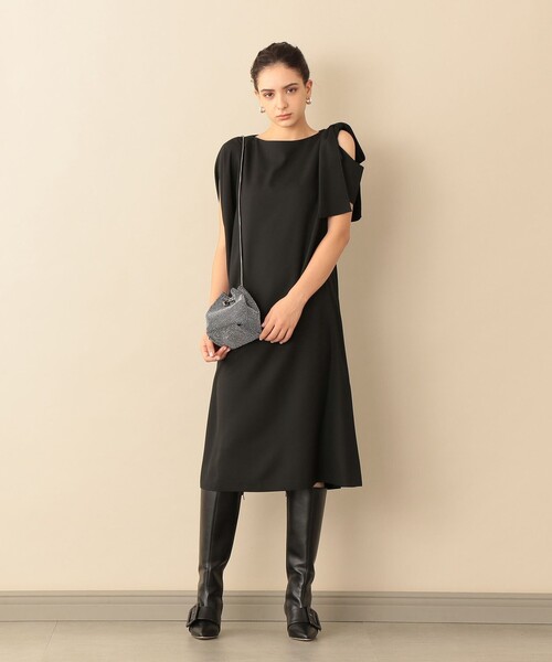 「CAST:」 半袖ワンピース L ブルー レディース_画像5