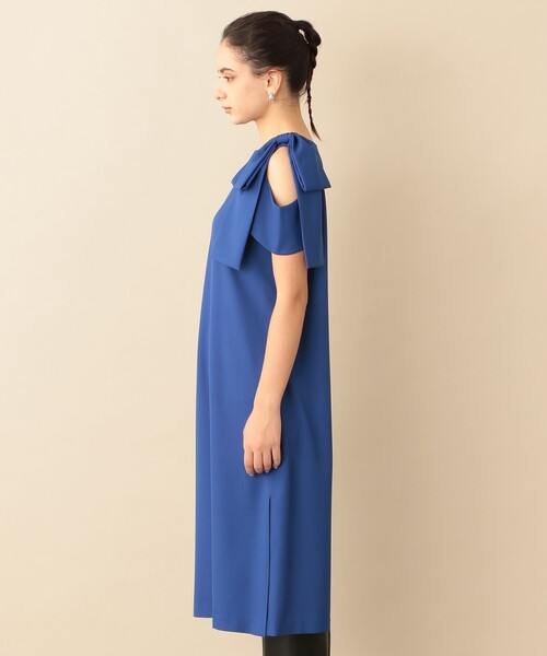 「CAST:」 半袖ワンピース L ブルー レディース_画像7