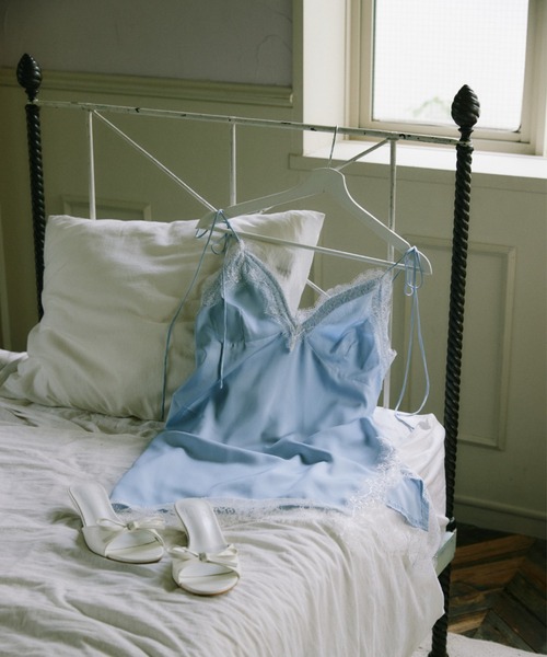 パーティードレス ワンピース sensual satin cami onepiece / レース