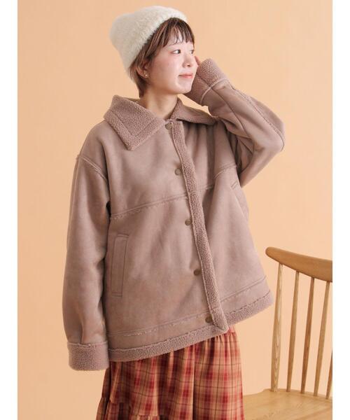 ehka sopo（エヘカソポ） コート アウター エコムートンジャケット