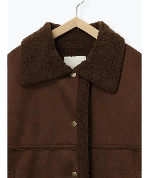 ehka sopo（エヘカソポ） コート アウター エコムートンジャケット