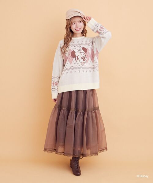 Disney（ディズニー） ニット セーター ミッキー/ミニー/アーガイル