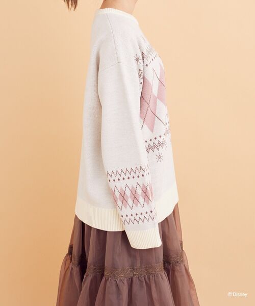 Disney（ディズニー） ニット セーター ミッキー/ミニー/アーガイル