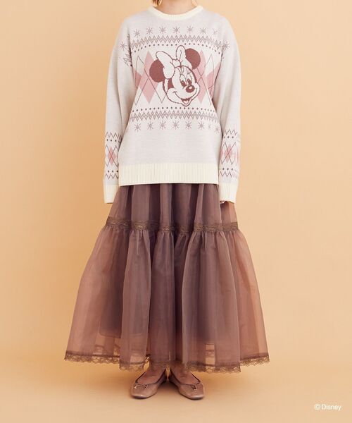 Disney（ディズニー） ニット セーター ミッキー/ミニー/アーガイル