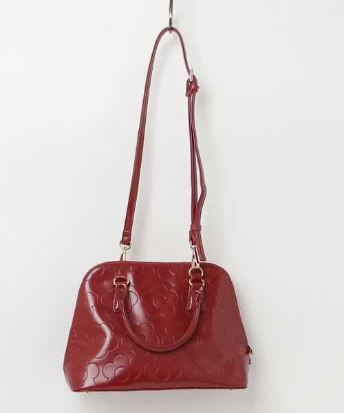 「MARY QUANT」 花柄2WAYバッグ - レッド レディース_画像2
