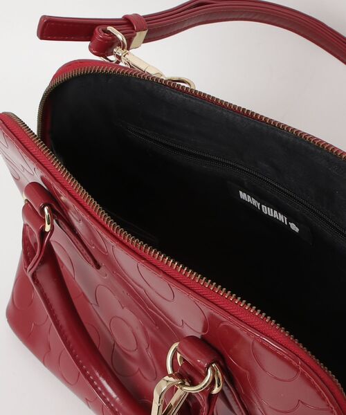 「MARY QUANT」 花柄2WAYバッグ - レッド レディース_画像4