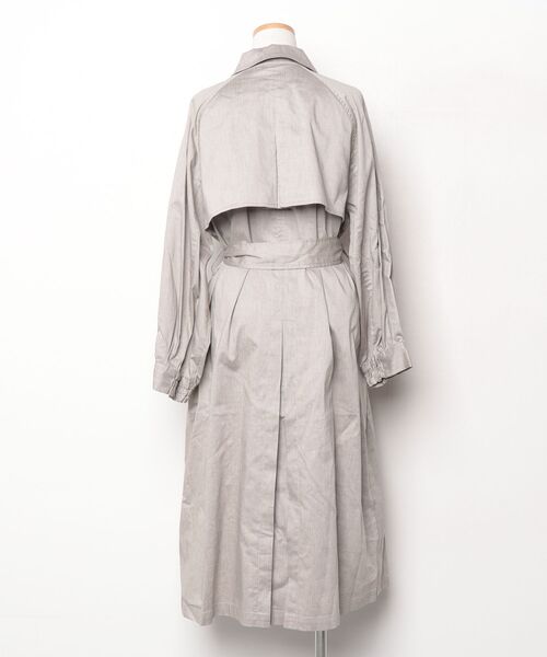 「KATHARINE ROSS」 ステンカラーコート MEDIUM ベージュ レディース_画像2