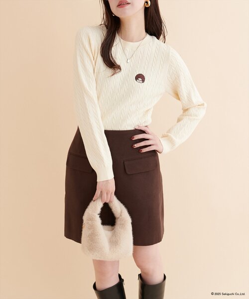 natural couture ニット セーター 「モンチッチ×natural couture