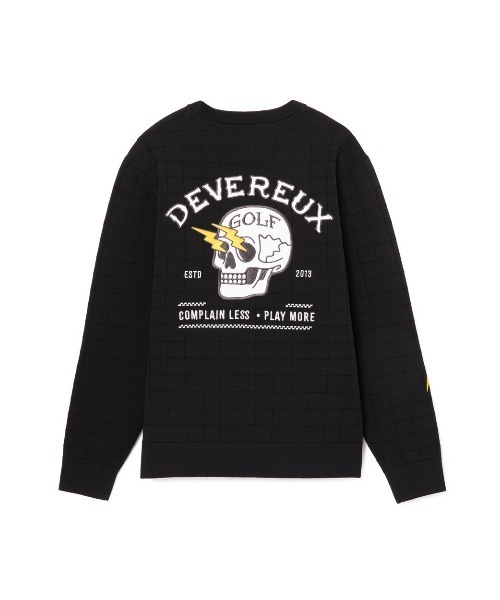 DEVEREUX GOLF セーター ニット ショッカースカルミラノリブアイレット