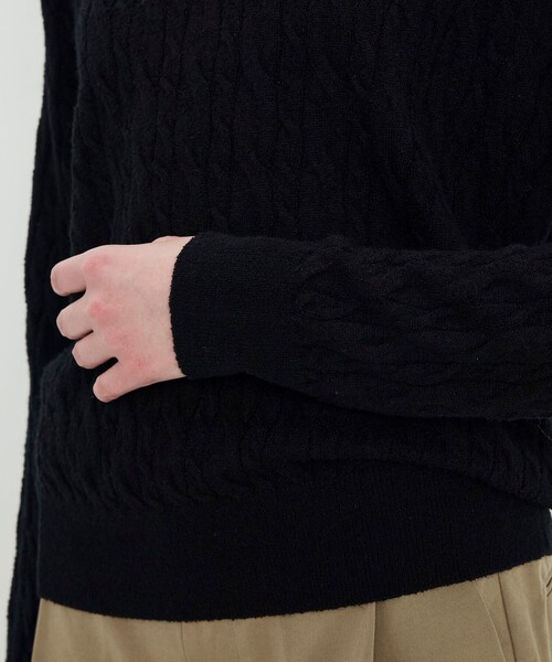 美品 毎年人気♡トゥモローランド*カシミヤウールケーブルニット TOMORROWLAND tricot ウール ケーブルニット