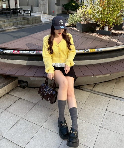 るなぷぅリボンレースカーディガン☆ PHILLY（フィリー）の「【PHILLY】リボンレースカーディガン（Tシャツ