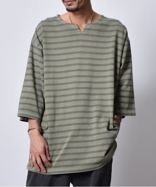 DOUBLE STEAL（ダブルスティール） tシャツ DSピグメントオーバーダイ