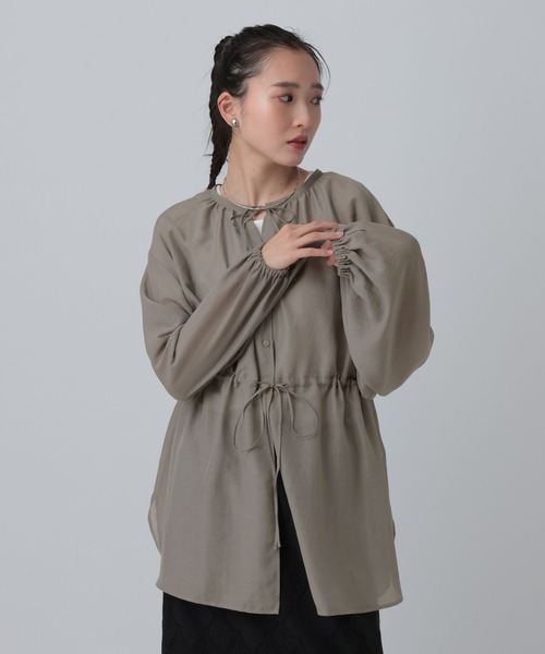 hanaotoさま専用ページ【ネットバッグ】【ショート丈ブラウス】2点セット LEPSIM（レプシィム） ブラウス シャツ 着回しブラウス「2点セット