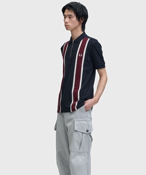 FRED PERRY（フレッドペリー） ポロシャツ 半袖 Tramline Polo Shirt
