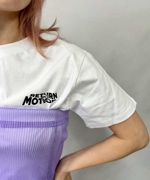 「SANSeLF」 半袖Tシャツ FREE グリーン レディース_画像6