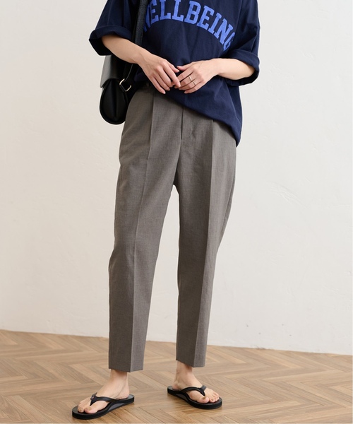 「FRAMeWORK」 クロップドパンツ 40 グレー レディース_画像2