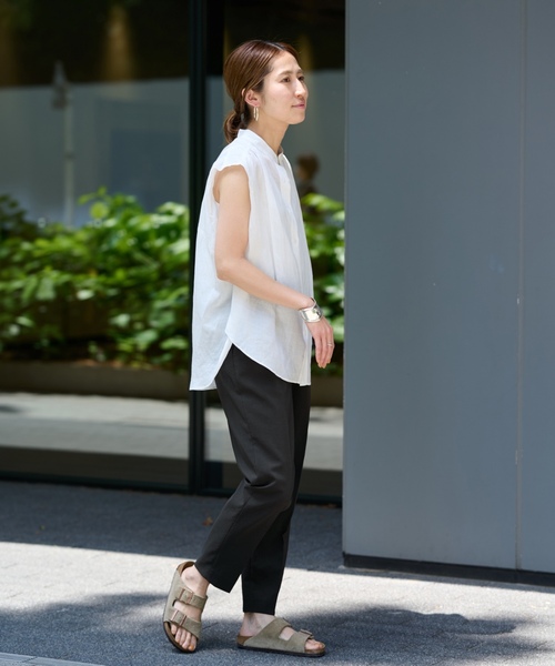 「FRAMeWORK」 クロップドパンツ 40 グレー レディース_画像5