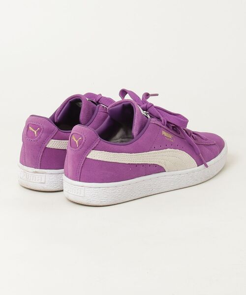 「PUMA」 ローカットスニーカー 25.5cm パープル レディース_画像2