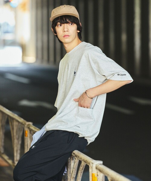 値下げ可⭕️ Columbia×FREAK'S STORE/コロンビア 別注 FREAK'S STORE（フリークスストア） tシャツ 限定展開 Columbia