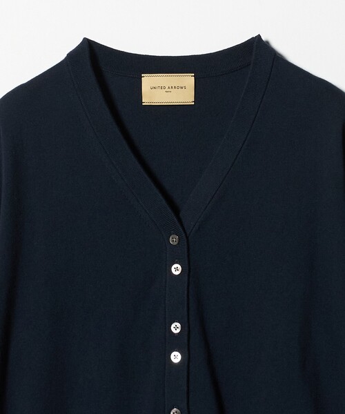 ユナイテッドアローズ UNITED ARROWS 1528-105-0100 カーディガン UNITED ARROWS（ユナイテッドアローズ） カーディガン シルクリブ V