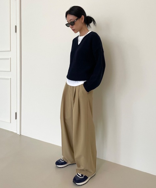 「Didot.showroom」 スラックス X-SMALL スモークグレー レディース_画像9