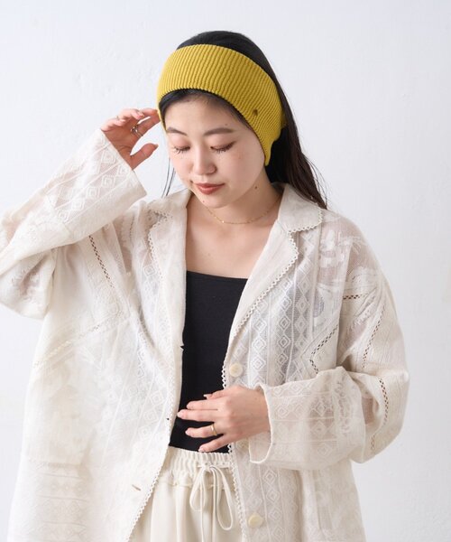 ブティックオソノ　boutique osono ヘアターバン CIAOPANIC TYPY（チャオパニックティピー） ヘアバンド プレート付き