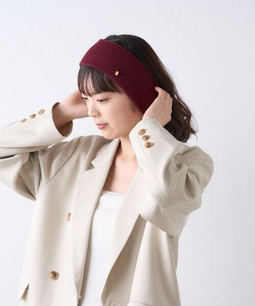 ブティックオソノ　boutique osono ヘアターバン CIAOPANIC TYPY（チャオパニックティピー） ヘアバンド プレート付き