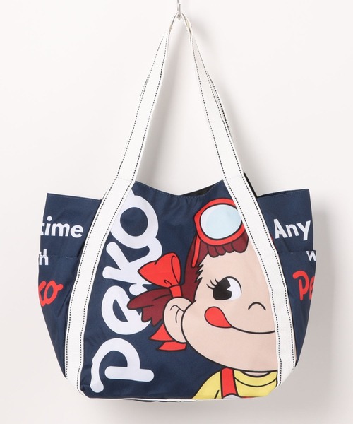 トートバッグ 大きめ ぺこちゃん 不二家 バルーントート2 レディース