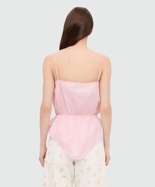 キャミソール レースインサート キャミブラウスの画像
