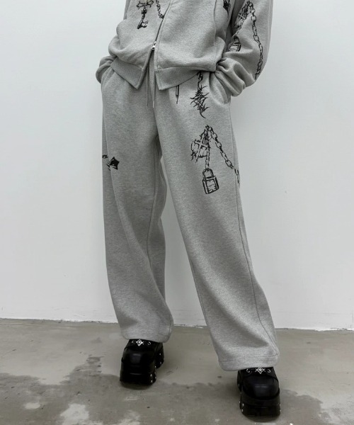 ARULE（アルール） ワイドパンツ スウェットパンツ ジャージ