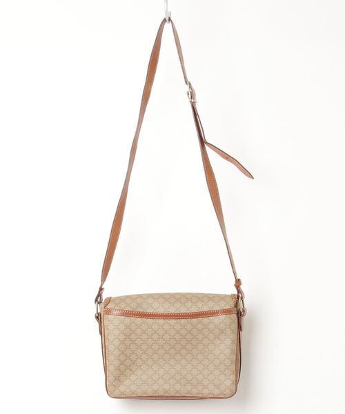 ※おか※【セリーヌ】CELINE レザー ショルダーバッグ ベージュ CELINE（セリーヌ） ショルダーバッグ - ベージュ レディース