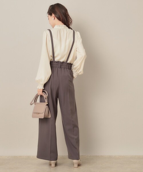 「couture brooch」 長袖ブラウス 38 サンドベージュ レディース_画像4