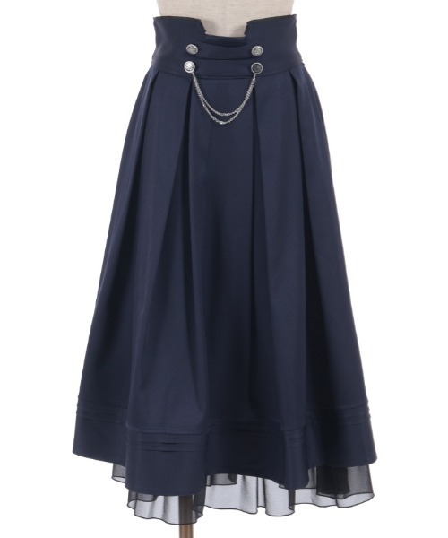 た*ん様 axes femmeまとめ売り オールシーズントップス１５点+スカート axes femme（アクシーズ ファム） ロング スカート チェーン付ダブル