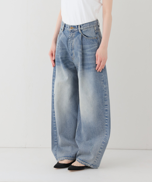 Spick＆Span（スピック アンド スパン） ワイドパンツ ジーンズ デニム