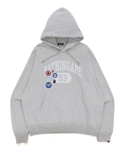 A BATHING APE グレー パーカー XL A BATHING APE（アベイシングエイプ） プルオーバーパーカー X-LARGE