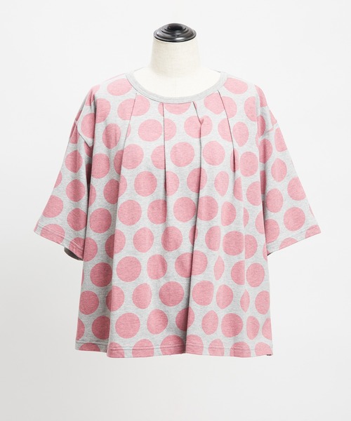 gomme（ゴム） tシャツ 半袖 ドットタックT レディース メンズ