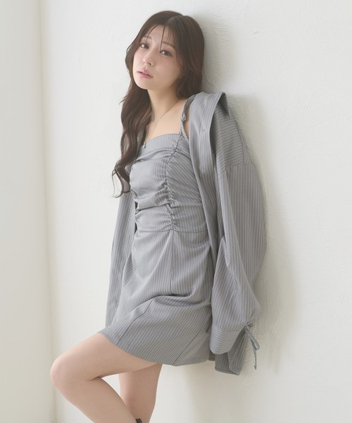 Ambre Neige（アンブルネージュ） ワンピース assortment shirt