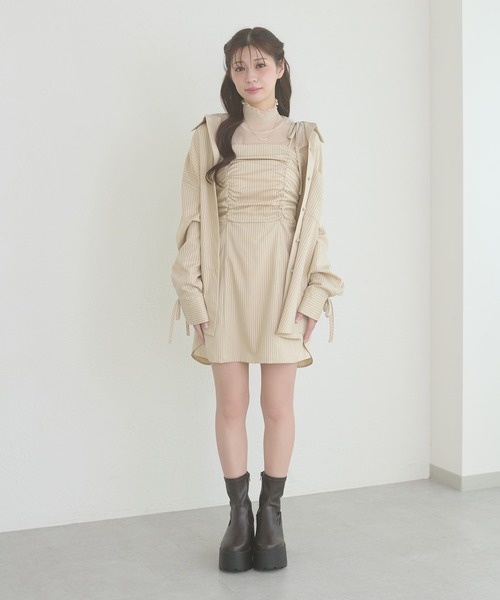 Ambre Neige（アンブルネージュ） ワンピース assortment shirt