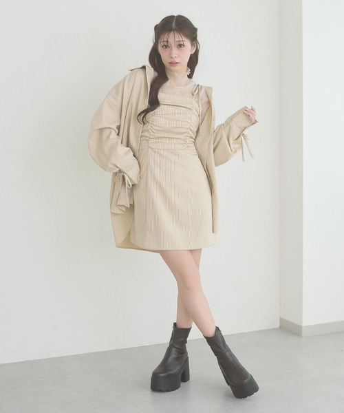 ワンピース Cambrils Cotton-Blend Dress Ambre Neige（アンブルネージュ） ワンピース assortment shirt