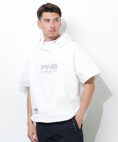 PING（ピン） tシャツ 「PING APPAREL」半袖フーディプルオーバー